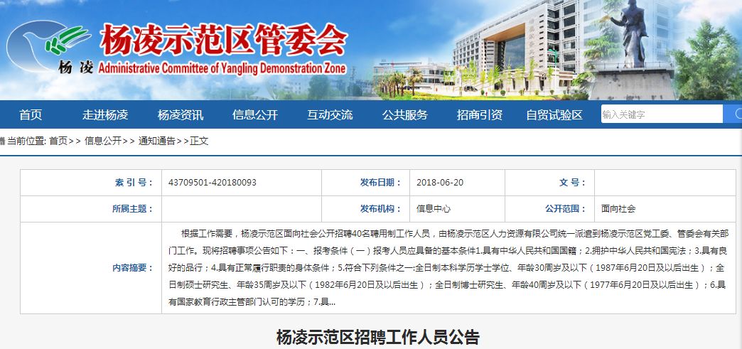 杨凌区人民政府办公室最新招聘通告概览