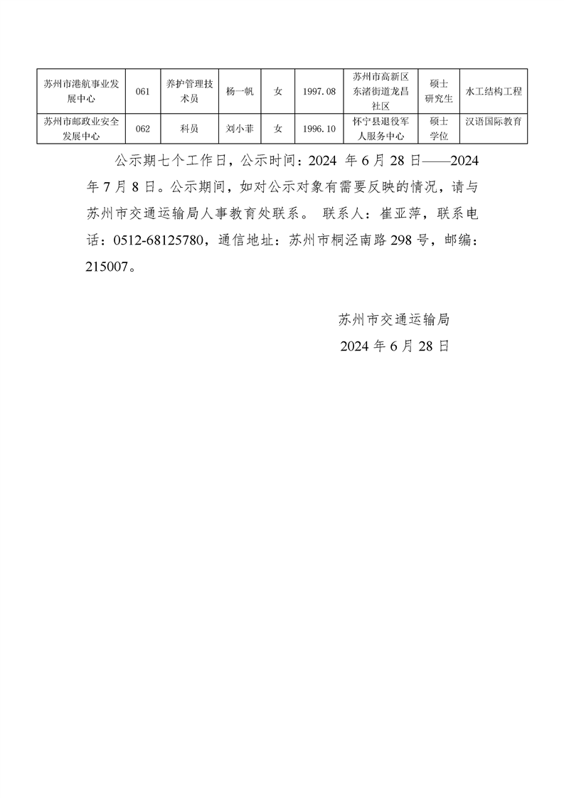 吴中区公路运输管理事业单位人事任命动态更新